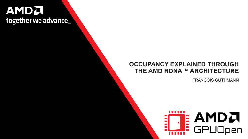 Occupancy explained through the AMD RDNA™ architecture
